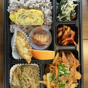 Spicy pork bento 14.99