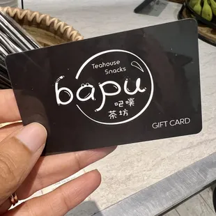 Gift Cards are available