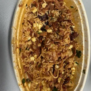 This is how much food was in the bowl before I even started eating