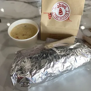 Top sirloin burrito