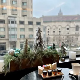 12/30/21 Brunch with a view of the Boston Public Library