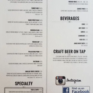 Menu page 2/2 October 2022