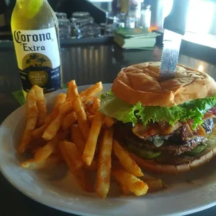 Bacon and Blue Cheese Burger