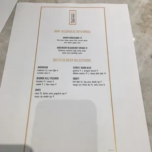 Beer list