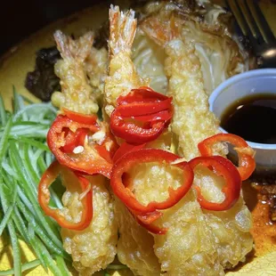 Tenaya tempura shrimp ~ excellent!