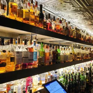 Incredible bar selection