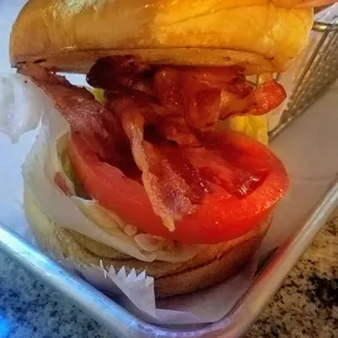 look at this brioche BLT.. wth.