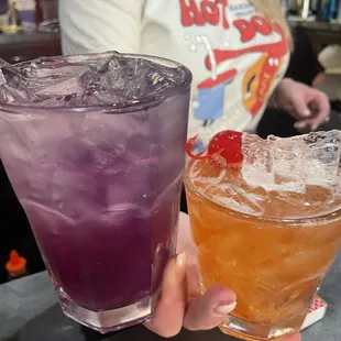 I took a picture thinking those are the next drinks I'll try when I come again! (I had tequila with fresh muddled strawberries)