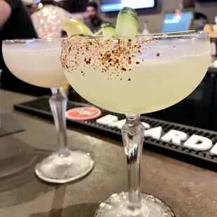 Drinks...cucumber martini