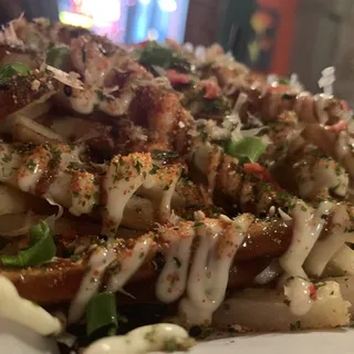 Okonomiyaki Fries Pupus