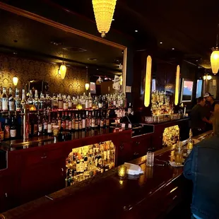 At the bar