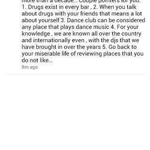 This guy's opinion of my review of Bar 415