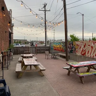 Outdoor seating area