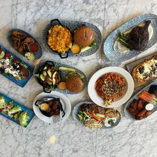 Cheeseburgers, wings, and more!