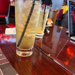 Green tea drinks