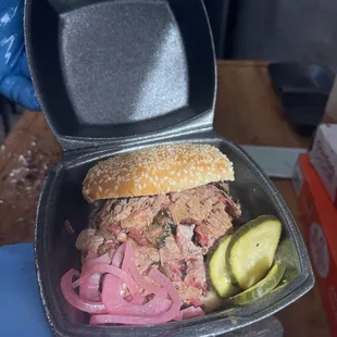 Chopped Beef Sandwich