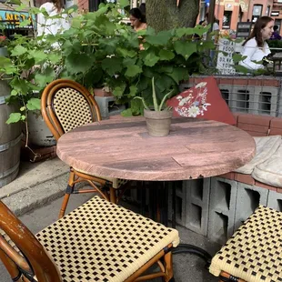 Outdoor seating