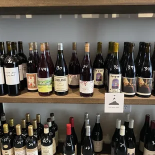 Retail in the back has some AMAZING bottles!!