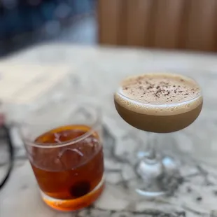 Espresso martini Old fashioned