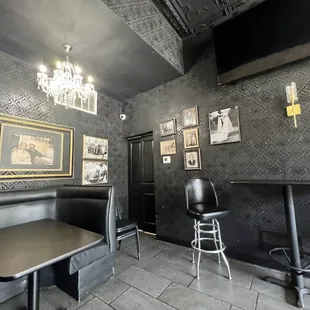 the interior of a restaraunt