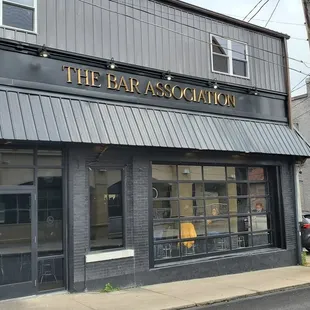 the front of the restaurant