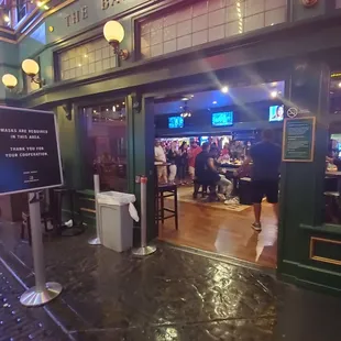 Entrance (usually a cover on weekends)