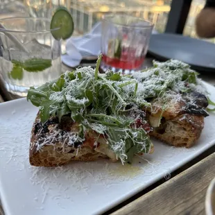 a plate of food on a table