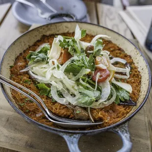 fideo noodle paella