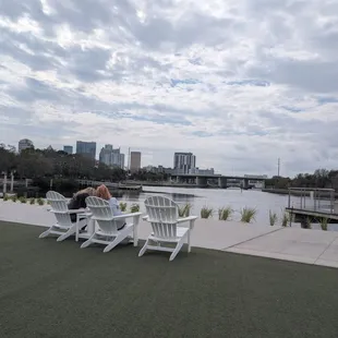View from Armature Works of Hillsborough River Tampa