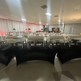 Tables &amp; Chafing dish display
