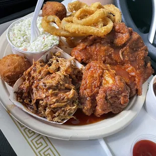 Bar-B-Q combo - pork and chicken