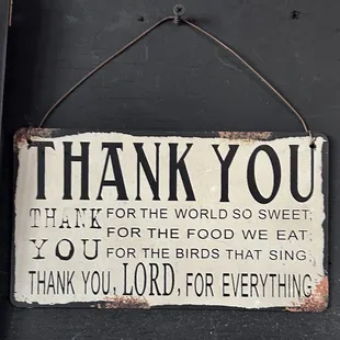 Quote at the entrance which I loved so much! Thank you!