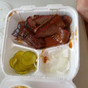 Sliced beef hut plate