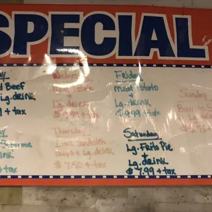 Specials