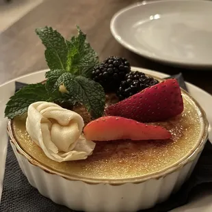 Coconut crreme brûlée