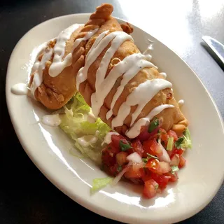 Poblano and Corn Empanada