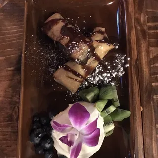 Banana and Nutella Egg Roll