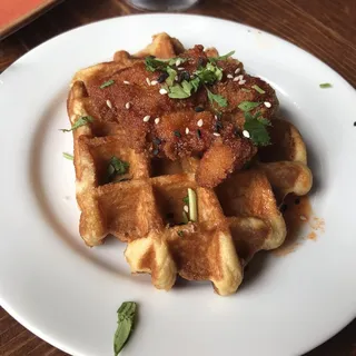 Fried Chicken and Waffles Brunch