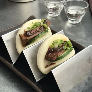 Grilled Pork Belly Bao Buns