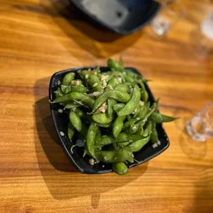 Edamame with Garlic
