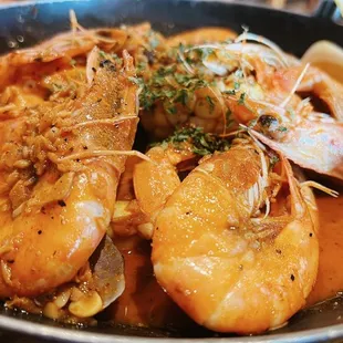 1 lb. House Special Spicy Cajun Shrimp with Corn