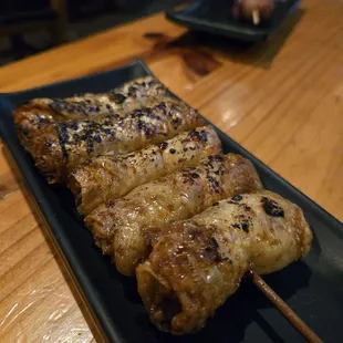 Charcoal Grilled Chicken Skin