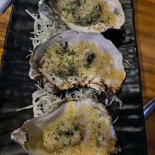 Grilled Oysters with Garlic Butter