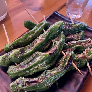 Charcoal Grilled Shishito Pepper