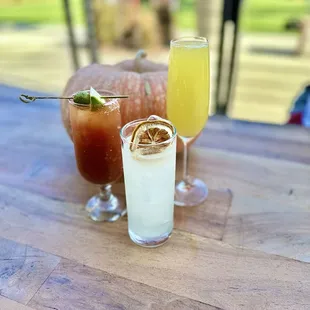 Bloody Mary, Pink &amp; White, Mimosa