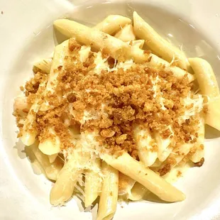 Alfredo Shrimp w/garlic breadcrumbs
