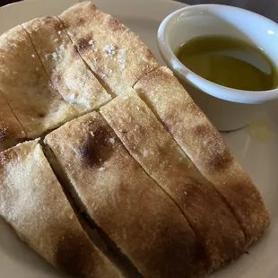 Fresh made bread &amp; delicious olive oil