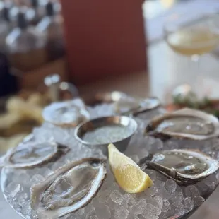 Oyster was great the sauce was delicious