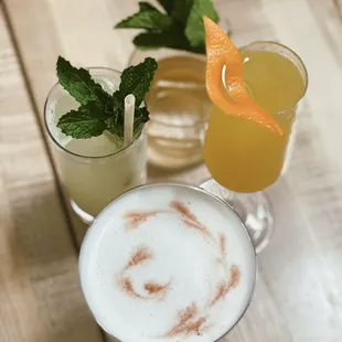 The drinks here are so beautiful