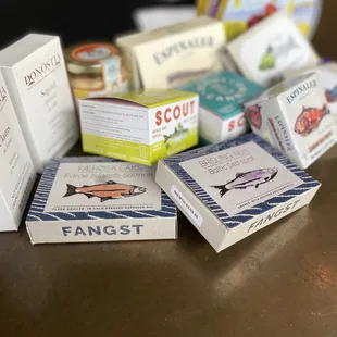 Tins of Tiny Fish and Seafoods!